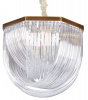 Подвесная люстра Delight Collection Murano Glass A001-554 L9 brass/clear