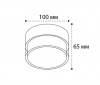 Точечный светильник IT06-6042 black 3000K