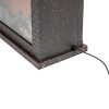 Световая фигура ULD-L2821-005/DNC/RED BLACK FIREPLACE