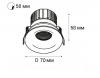 Встраиваемый светильник Italline 6016 IT06-6023 white 3000K
