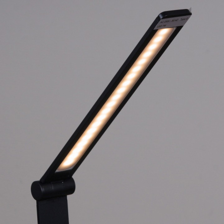 Настольная лампа офисная Reluce 02088-1 02088-0.7-01T BK (USB)