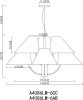 Подвесная люстра Rondo A4086LM-6AB