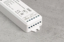 Fly-Fi Диммер/Контроллер V2-S - 1CH*5A 12–24В DC, WW+CW CCT Controller, CV, пластик, гарантия 5 лет FF-D-V2-S