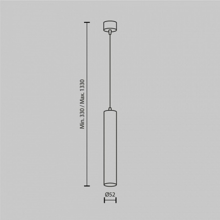 Подвесной светильник Maytoni Focus LED P072PL-L12W4K-1