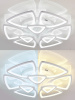 Потолочная люстра Natali Kovaltseva Kirke LED LAMPS 81228