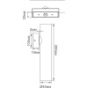 Настенный светильник Compass DL20763W10MBrass