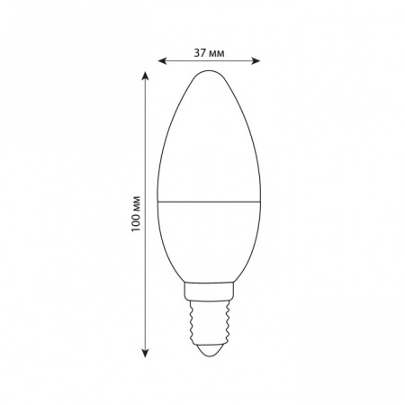 Лампочка светодиодная OPTIMA DIM LED-C37-6W/3000K/E14/FR/DIM/SLS