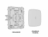 Выключатель одноклавишный с подсветкой без рамки Ambrella Volt Quant MO632015