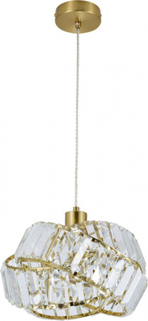 Светильник подвесной Indigo Frizzante V000488 12015/A/1P Brass