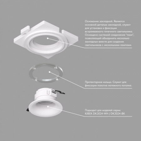 Закладная панель SCB DK3024-SCB