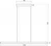 Подвесной светильник Lineal 9035