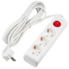 Розеточные блоки, удлинители Ultra S-GCU3-5B WHITE