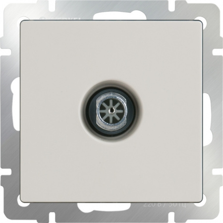 Розетка Werkel W1183003/ ТВ-розетка оконечная (слоновая кость)