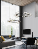 Подвесная люстра Delight Collection Art Deco Bubble KM1294P-24 black/clear