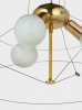 Подвесной светильник Globo LDP 6018-500 PR+F.GD