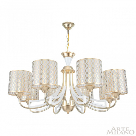 Подвесная люстра Florentia-3387 303387/8 Wh/Gd