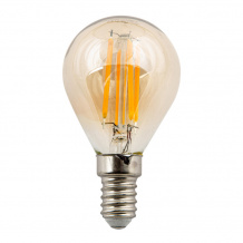 Лампочка светодиодная Vintage LED-G45-5W/GOLDEN/E14 GLV21GO