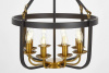 Подвесная люстра LUMINA DECO Berling LDP 8024-8 BK+MD