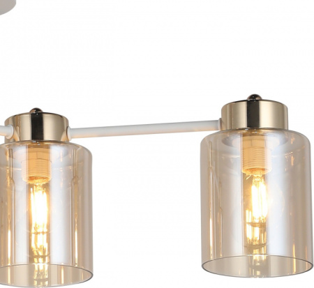 Потолочная люстра ILLUMICO IL6111-4COU-79 WH GD Qui