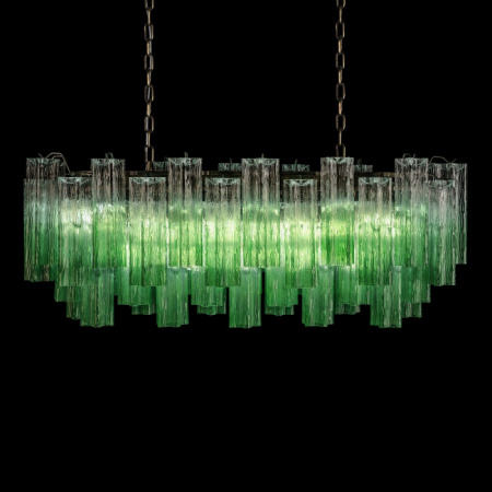 Подвесная люстра Murano 10580/1000R Clear green