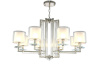Люстра Crystal Lux NICOLAS SP-PL8 NICKEL/WHITE