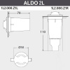 Встраиваемый светильник уличный Aldo 1L2.000.000.LXZ1L