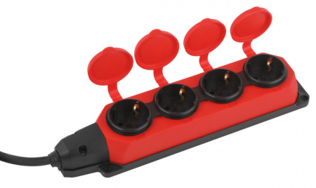 Розеточные блоки, удлинители UK-4e-3x1,5-50m-IP44(KG)