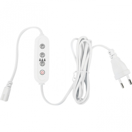 Таймер с вилкой и разъемом UST-E33 WHITE 2M