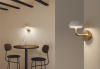 Бра Dussa A1307 Aged Gold / White
