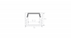 Профиль алюминиевый SWG, накладной, черный, SF-1612-BL 020194