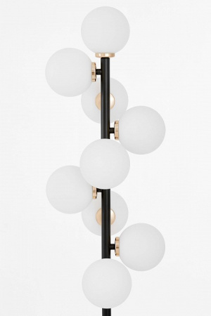 Торшер LUMINA DECO Marsiada LDF 6033-9 BK+F.GD