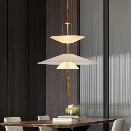 Светильник подвесной Delight Collection 9221P 9221P/3(S) gold/white