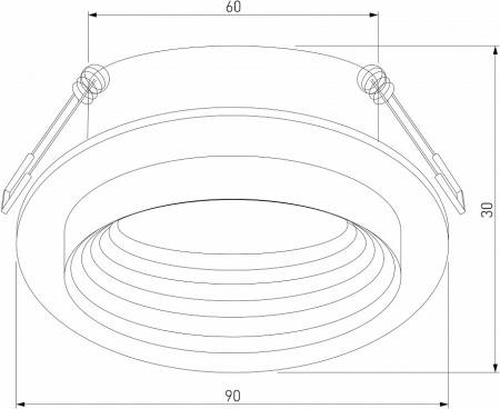 Встраиваемый светильник Elektrostandard Senso a064251