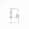 Короб накладной Arlight SL-MINI 36832