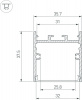 Профиль для светодиодной ленты SL-LINE 043974