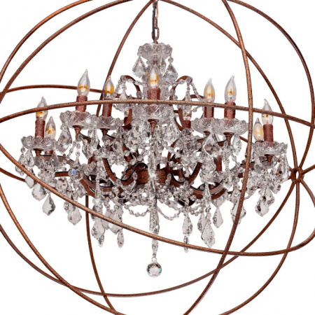 Подвесная люстра Foucaults Orb Crystal LOFT1897/15