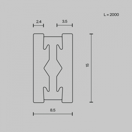 Шинопровод Busbar trunkings Flarity TRX154-112BS