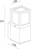 Уличный настенный светильник Deko-Light Facado 731059