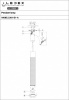 Подвесной светильник Delta 2366-1 BK+WH
