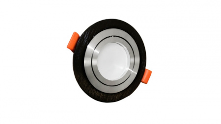 Точечный светильник Duka LDC 8062-D90 BK+SL