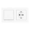 Розетка SET06-2 SET06-2-30-1-40-1 White