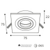 Точечный светильник Alto Mini WDL-MR11/01BL-S