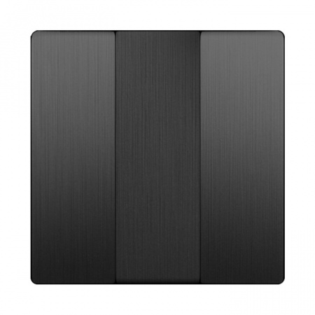 Werkel W1139004/ Набор клавиш для выключателя трехклавишного (графит рифленый)