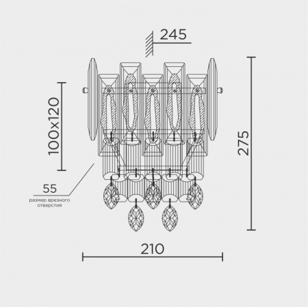 Бра ML.7082.02 GD