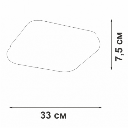 Потолочный светильник V2540DT-0/1PL