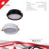 Встраиваемый светильник Reluce 70001-9.0-001RLD GX70 WT