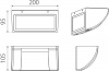 Настенный светильник уличный Dwell NC-003055-DG