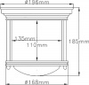 Потолочный светильник Hadrian QN-HADRIAN-MINI-F-AN-CLEAR