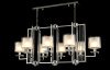 Люстра Crystal Lux NICOLAS SP8 L1000 NICKEL/WHITE