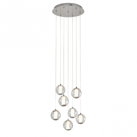 Светильник подвесной Delight Collection OD2437 OD2437-7 gold/clear